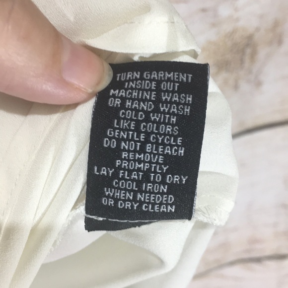 Zac & Rachel cream gold zipper top small pockets - Picture 5 of 8